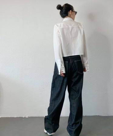 White Round Shape Shirt #250315